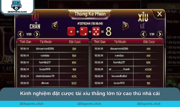 Cách Chơi Tài Xỉu - Chi Tiết Thông Tin Cho Hội Viên Nhà Cái 3 Kinh nghiệm đặt cược tài xỉu thắng lớn từ cao thủ nhà cái