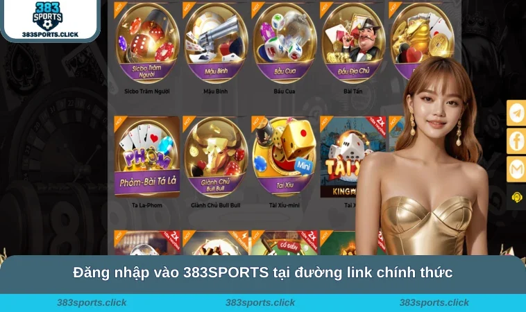 Đăng nhập vào 383SPORTS tại đường link chính thức