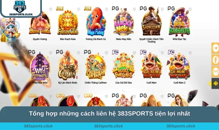 Tổng hợp những cách liên hệ 383SPORTS tiện lợi nhất