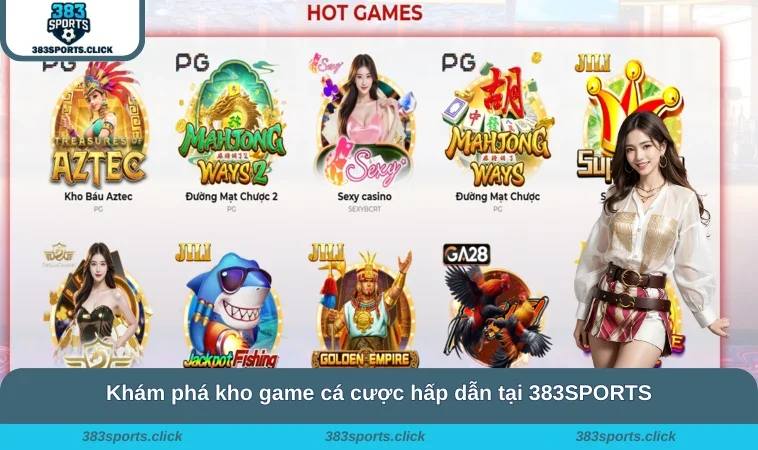Khám phá kho game cá cược hấp dẫn tại 383SPORTS